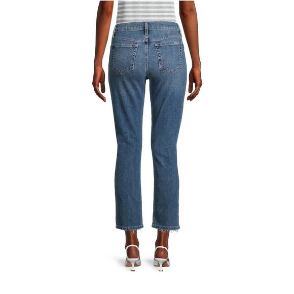 Joe’s Jeans High Rise Straight Leg Distressed Hem & Pocket Jeans Size 29 25.5” - Picture 2 of 7